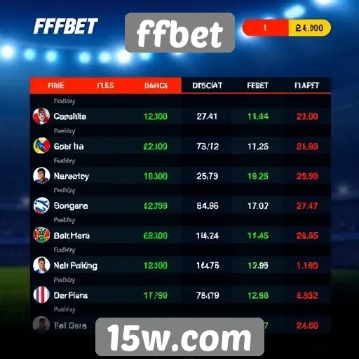 Comparação de odds entre ffbet e concorrentes