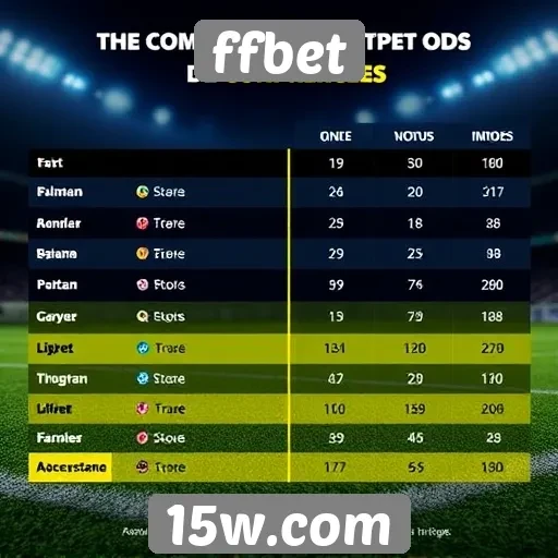 Comparativo de odds entre ffbet e concorrentes